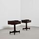 Rosewood Occasional Tables by Claudio Salocchi for Sormani, Italy, 1960s