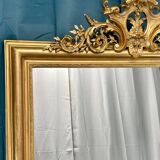 Grand miroir ancien XIXé haut 196x 112 cm superbe état