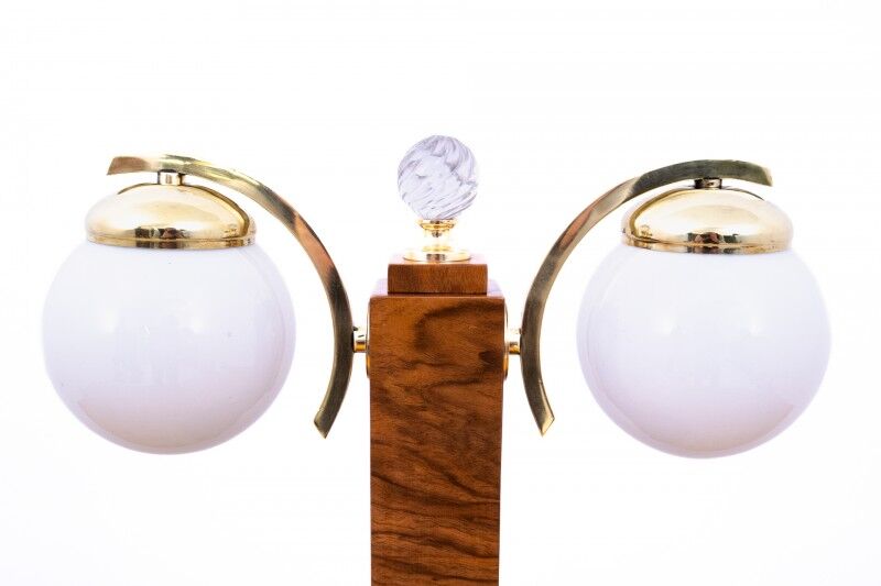 Pair of Art Deco table lamps, Poland, 1950s.