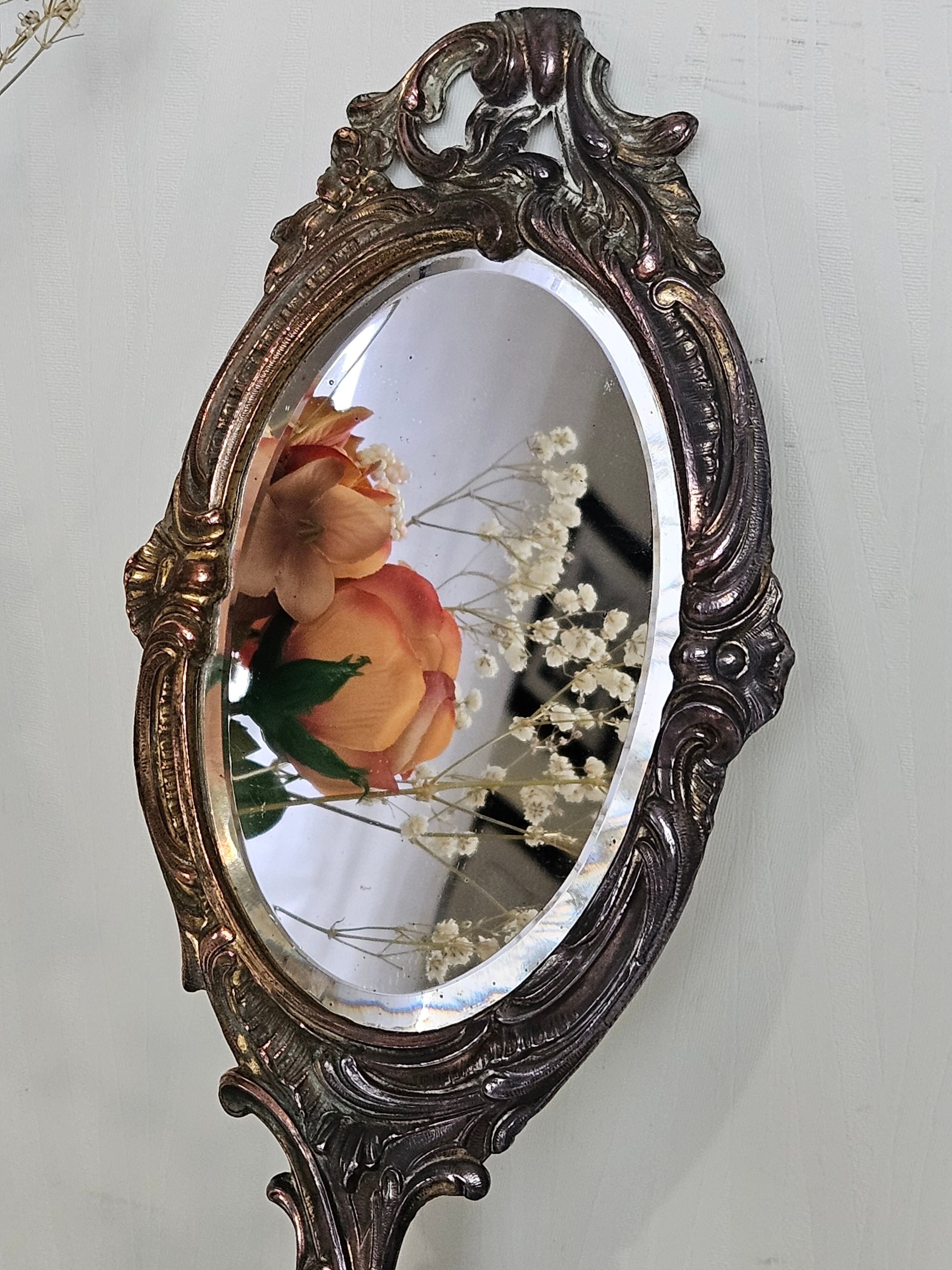 Louis XV style hand mirror