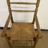 Children's wooden high chair Combelle