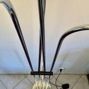 Lampadaire design chrome 1970