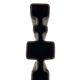 Angelo Mangiarotti, Space age brown ceramic vase, Fratelli Brambilla Italy ca. 1968