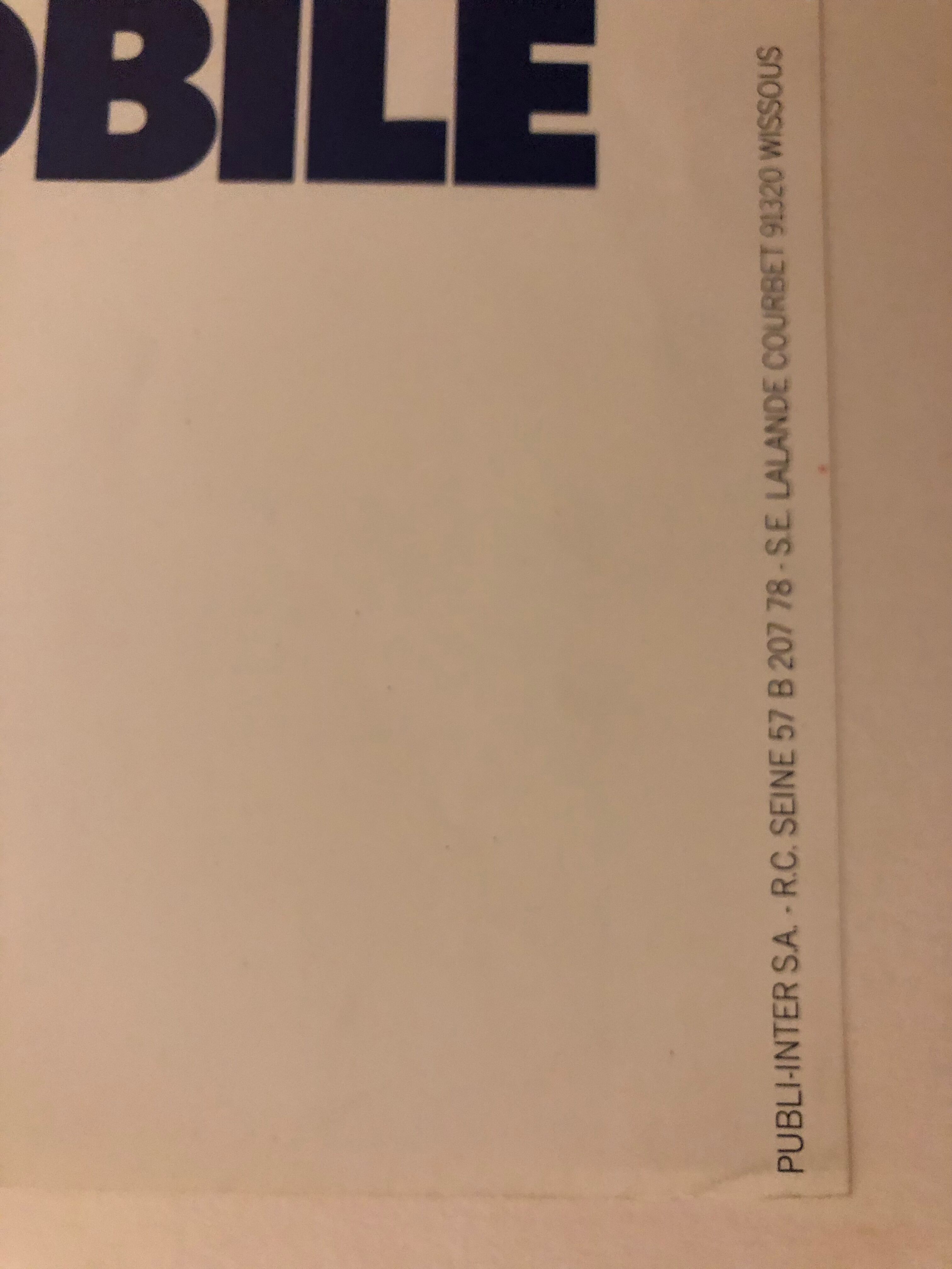 Original poster Prévost 24 Hours of Le Mans Moto 1979