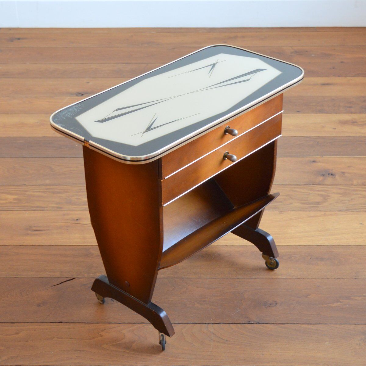 Side table, magazine holder, 1950s