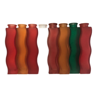 Ikea vintage set of eight Skämt vases