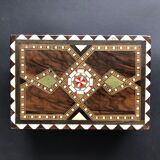 Music box in wood marquetry