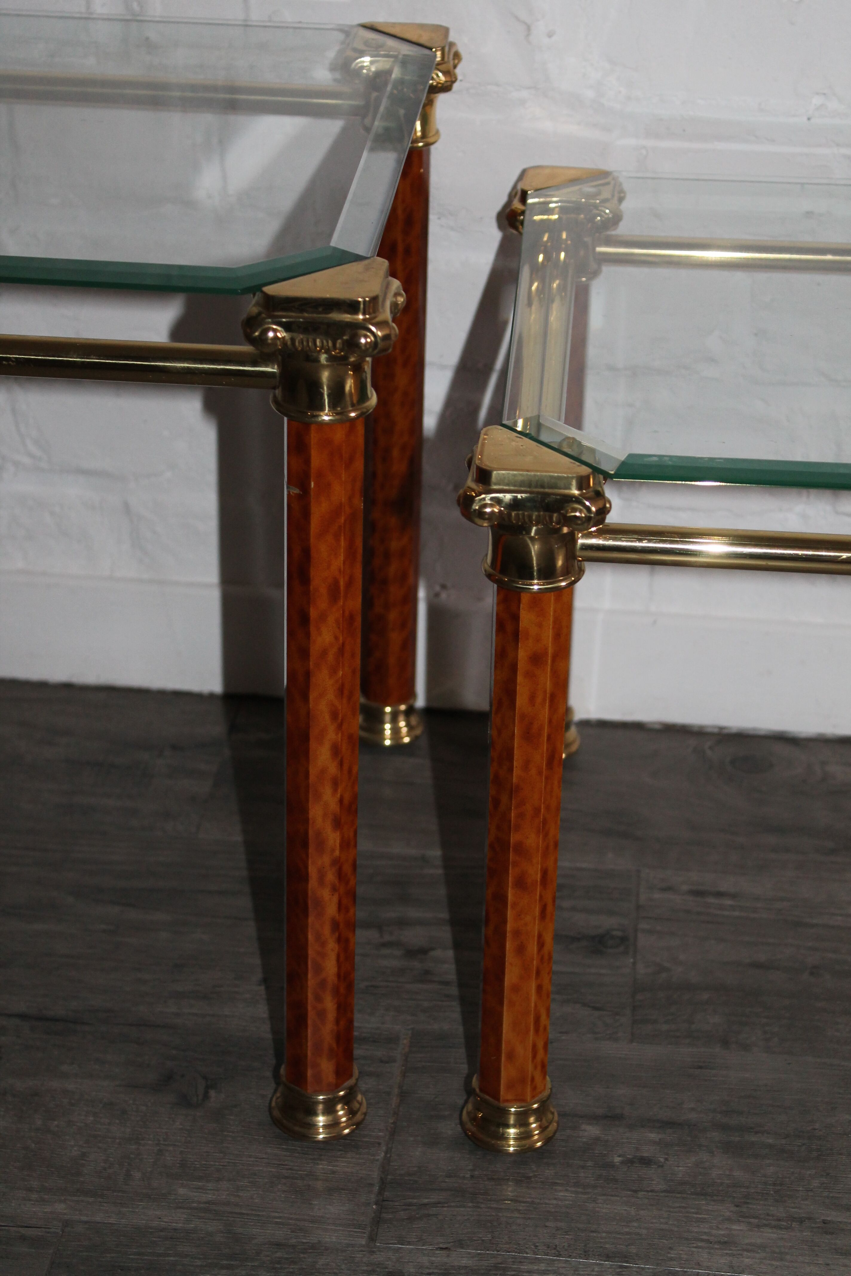 Verona brass tables made in Italy