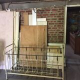 BED 1920 white metal and copper