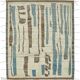 Hand-Knotted Tribal Unique 260 cm x 307 cm Beige Wool Carpet
