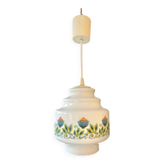 Suspension en opaline - années 60