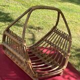 Magazine door in wood 70s