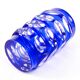 Mid-century modern vase, cobalt glass, Germany, 1950s
