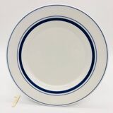 6 Assiettes dessert Quadrifoglio - Italy - Liseré bleu.