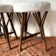Vintage rattan stools