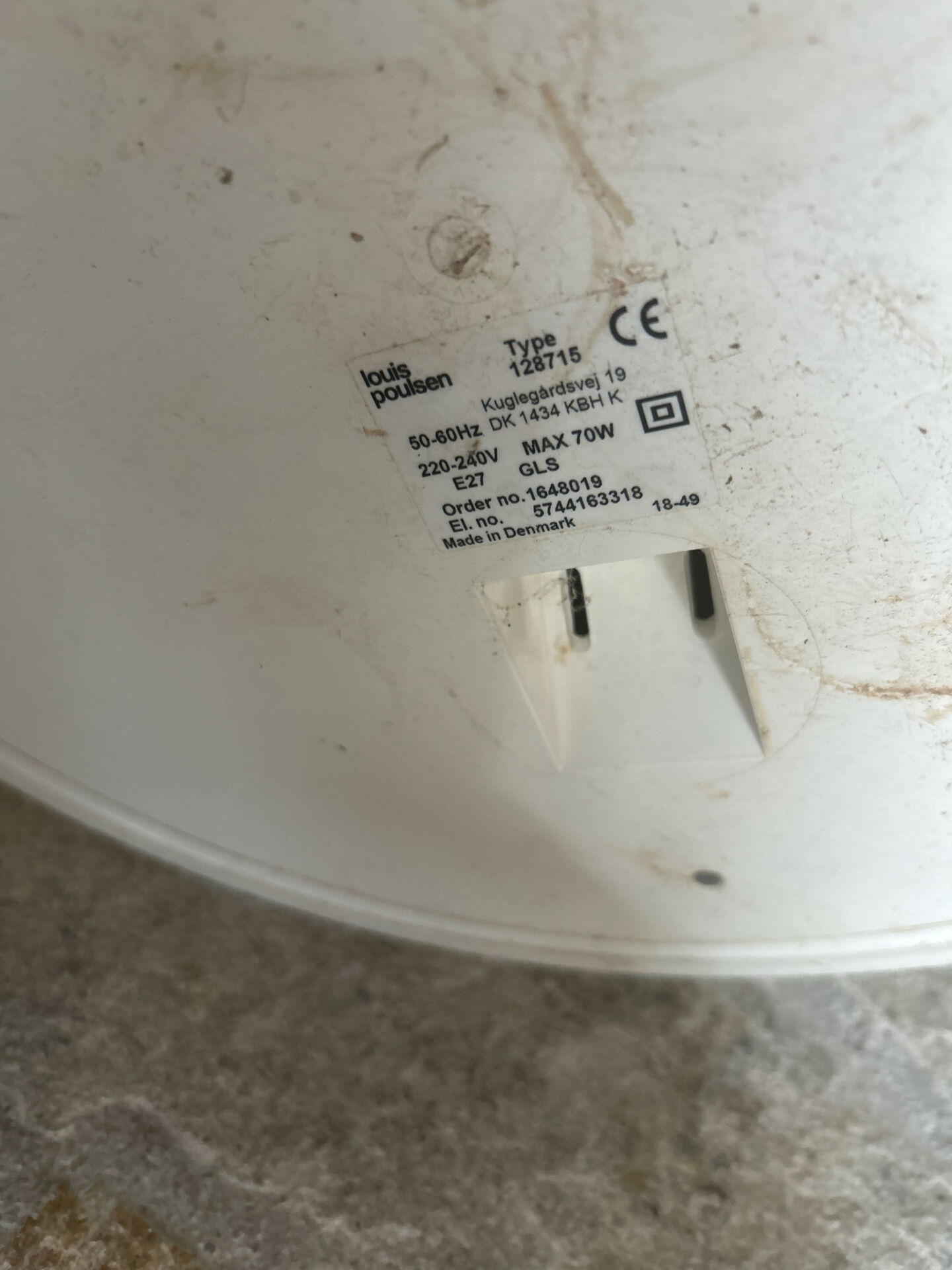 Panthella lampadaire