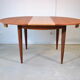 Table repas extensible en teck 1970