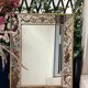 Antique mirror with parecloses and eglomised glass 18th century style