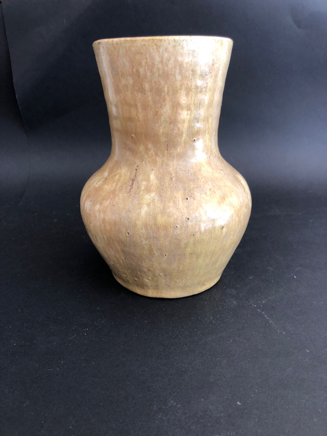 Small stoneware vintah vase