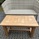 Antique oak coffee table