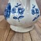 Jug / milk jug Sarreguemines Romantic blue – country decor – vintage earthenware