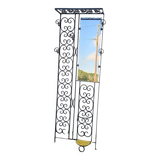 Porte manteau en fer forgé