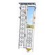 Wrought iron coat rack