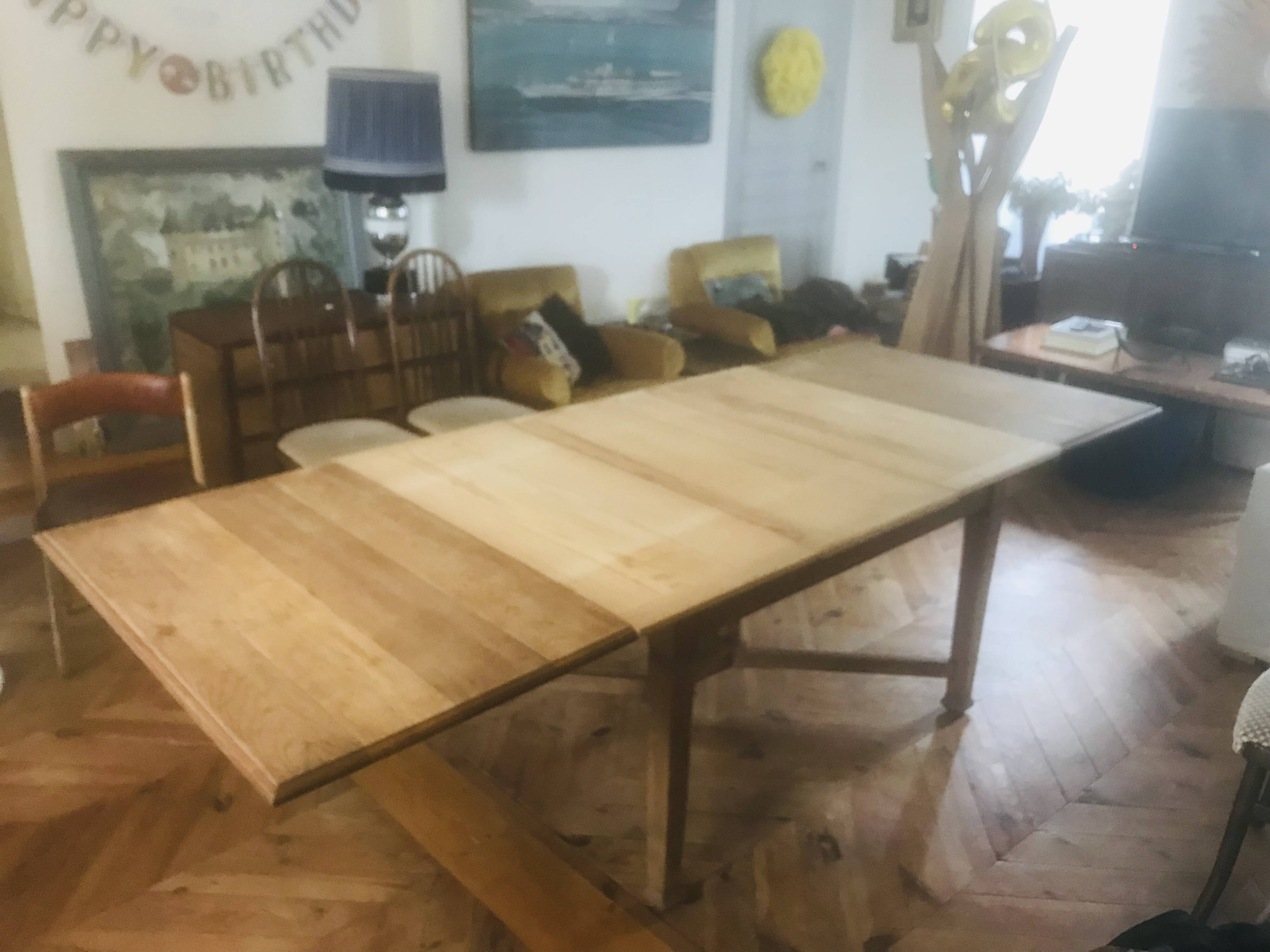 Gustave Serrurier Bovy 1900 Art Nouveau dining table