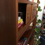 Armoire / bibliothèque placage teck