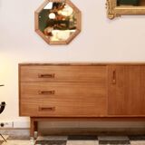 Teak coffee table, reversible top 1960