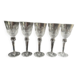 5 Water glasses – Mouth-blown and hand-cut crystal