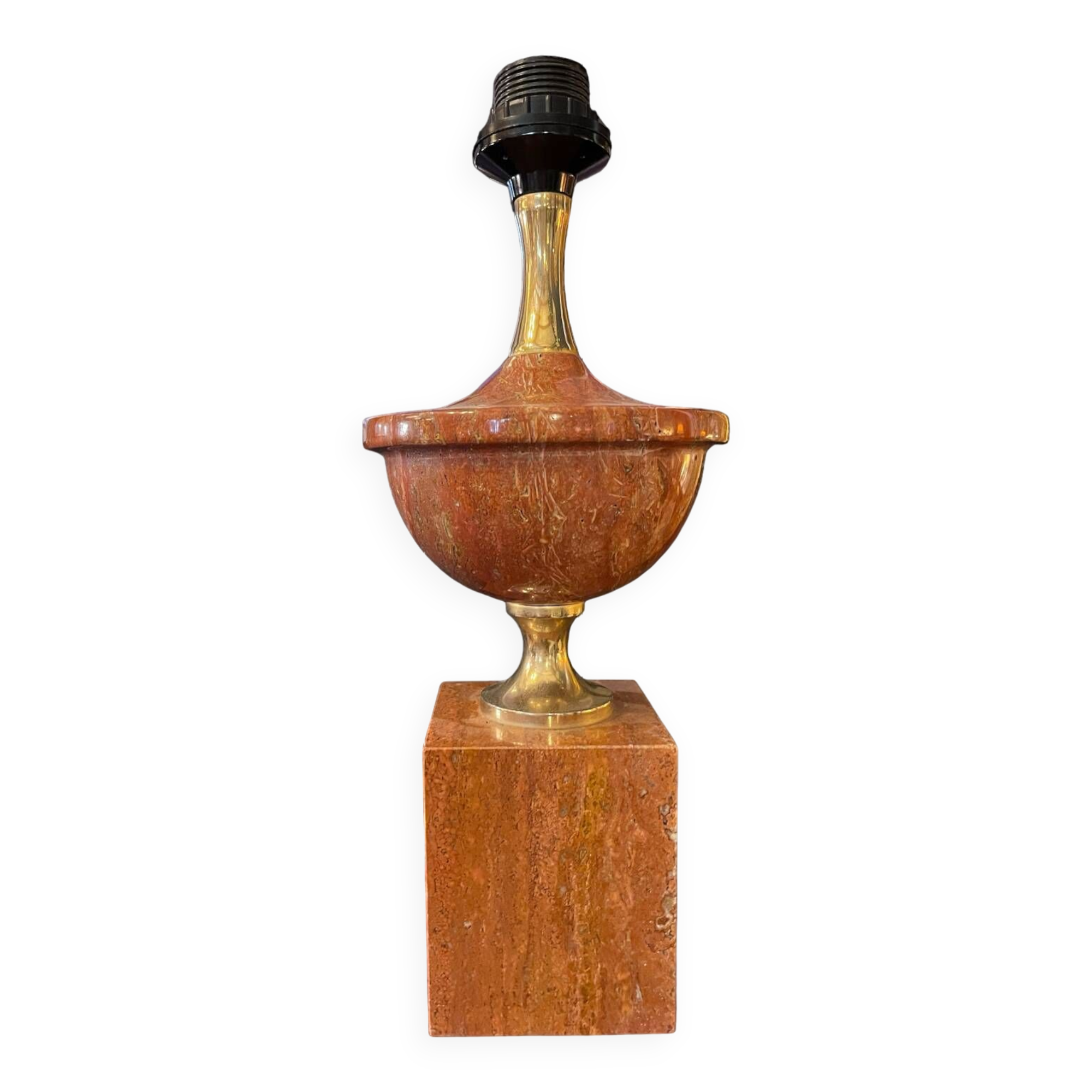 Vintage marble lamp base