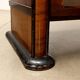 Vintage display cabinet from the 1920s-30s in walnut, Italy.