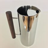 Scandinavian pitcher by Guy Degrenne, stainless steel and wood