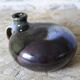 Enameled stoneware gourd signed