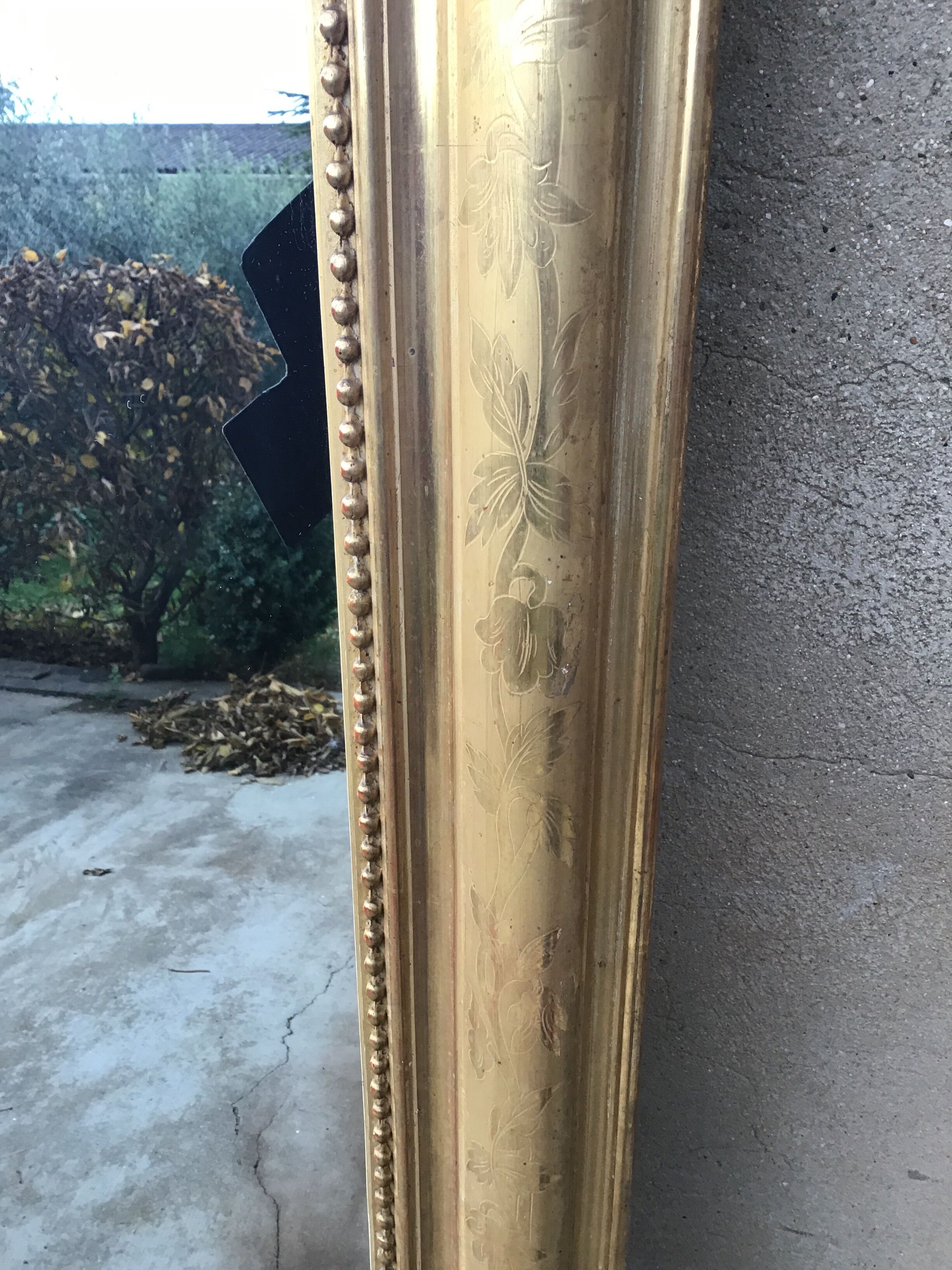 Mirror Louis Philippe style gilded 143x103