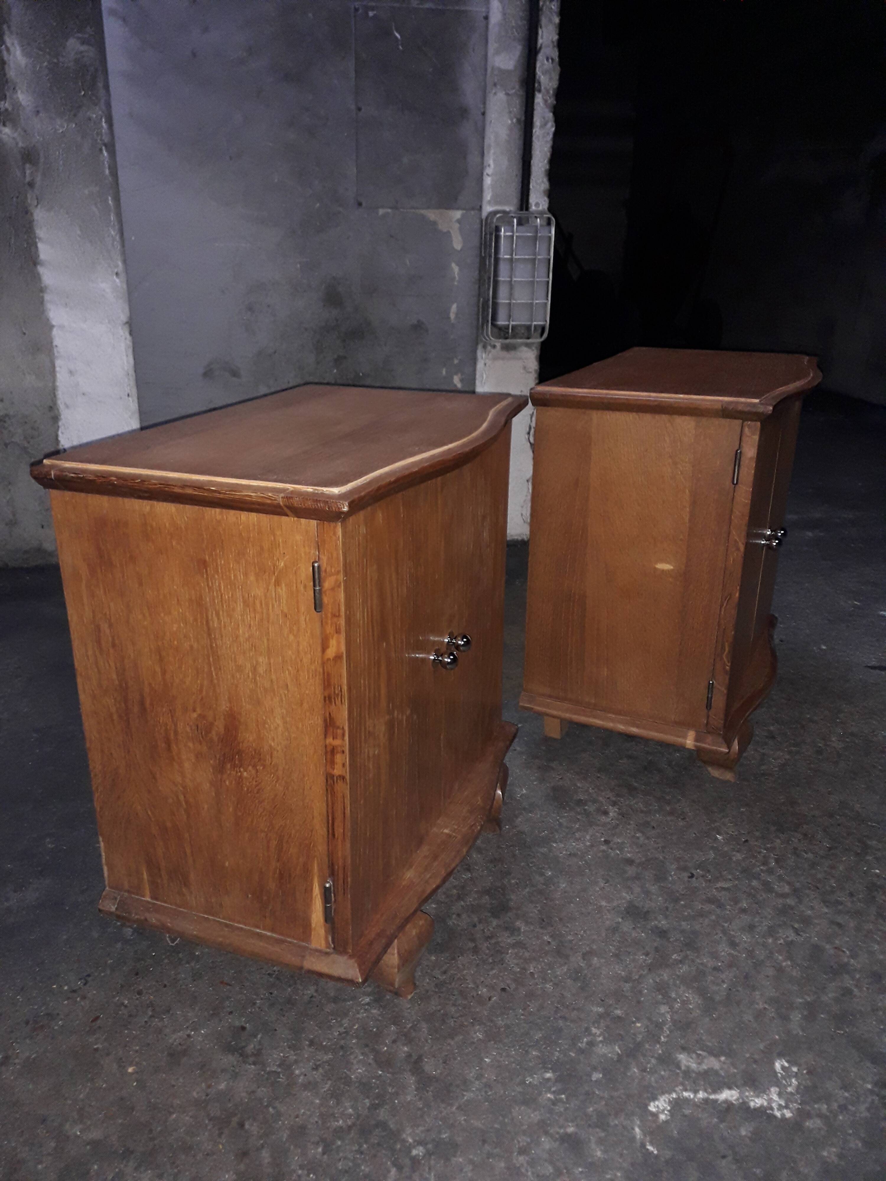 Paire de chevets vintage