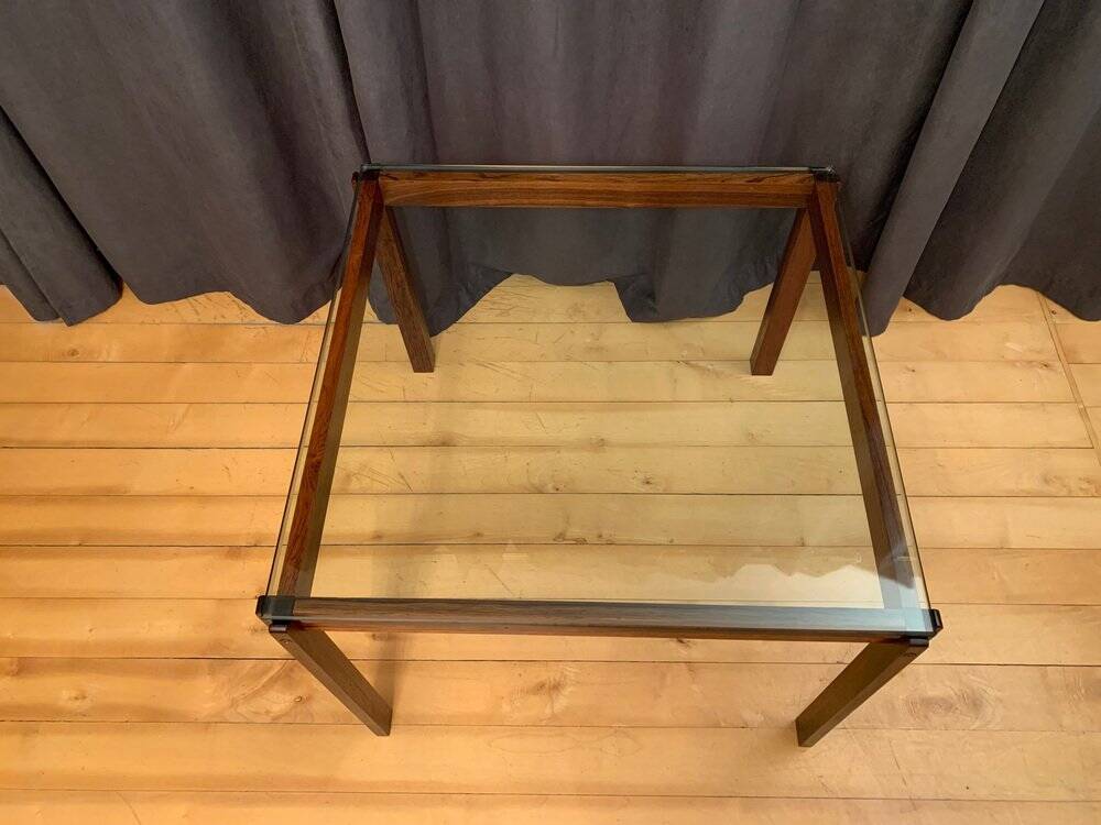 Coffee table rosewood, Denmark, 1970s