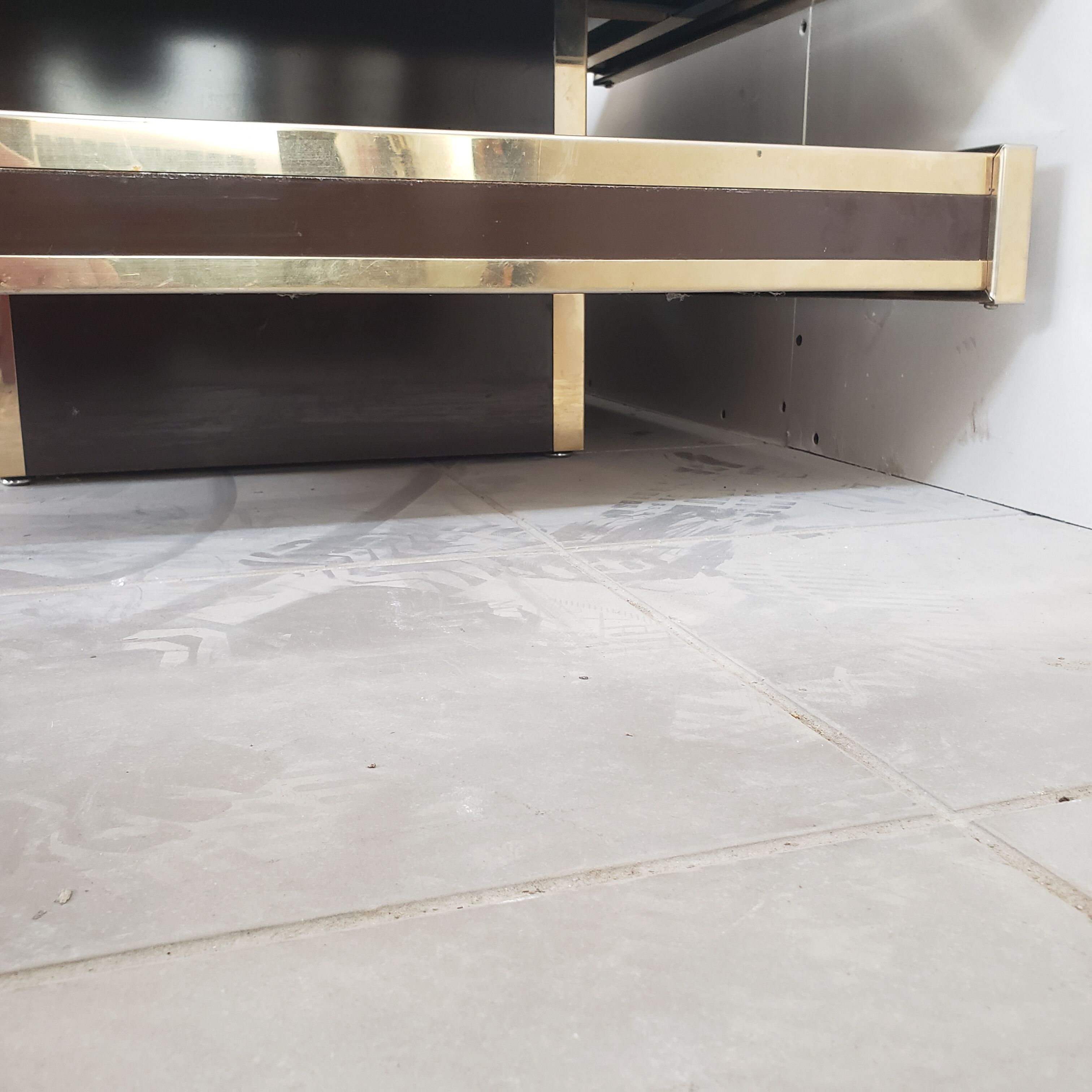 Coffee table vintage bar year 70 double tray for Roche Bobois