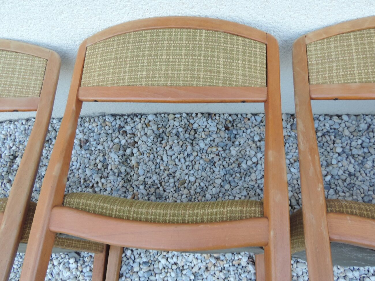 Set of six dining room chairs style scandinavian 1970
