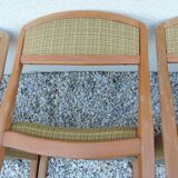 Set of six dining room chairs style scandinavian 1970