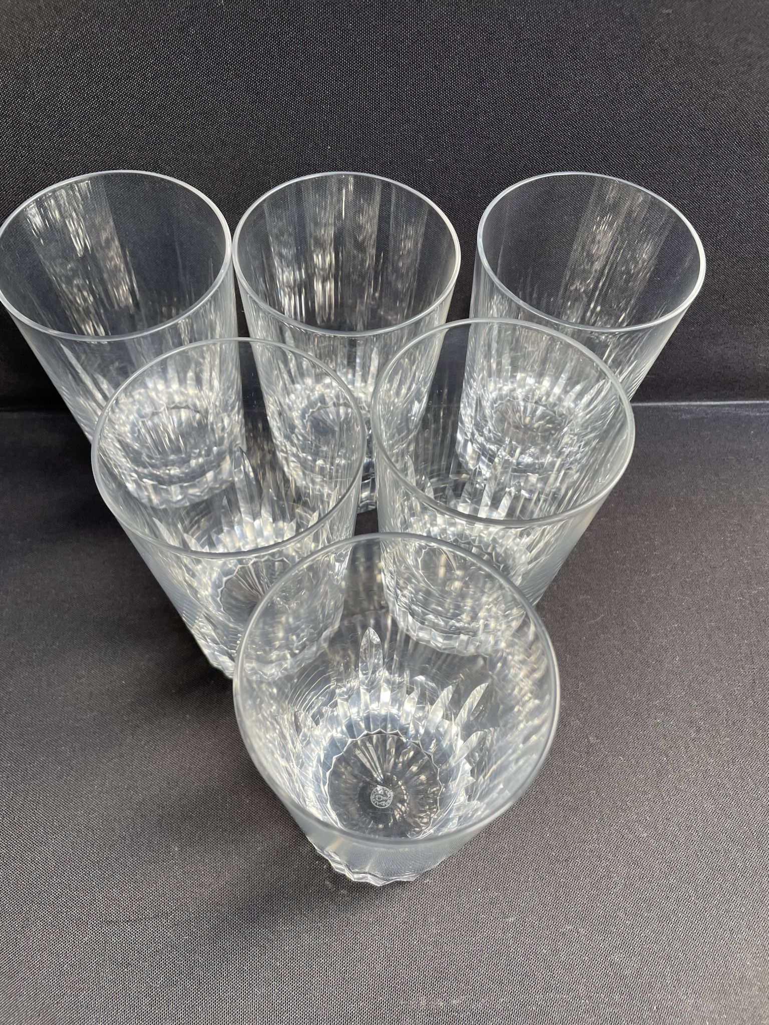 6 Baccarat wine goblets Spear service