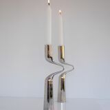 Sculptural Candleholders, 'Tango/Double' Modern Danish design by Mikaela Dörfel