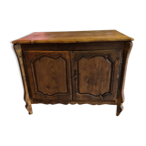 Solid oak two-door sideboard