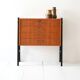 Vintage Scandinavian Teak Nightstand with Four Drawers