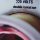 Old black Jieldé workshop lamp with clamp, 2 arms (35 and 50cm) - E27 150W.