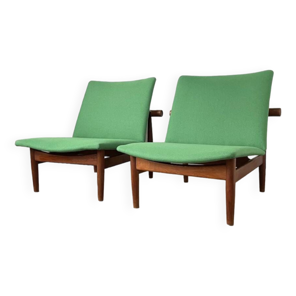 Paire de Fauteuil Finn Juhl modèle « Japan » France & Son