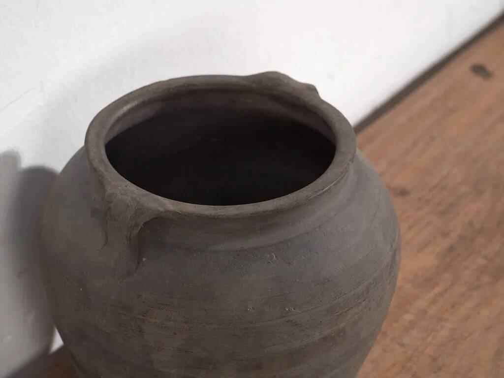 Small grey antique vase (c.1900) #16