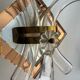 Art Deco mirror glass wall lights