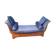Charles X daybed in speckled maple and marquetry